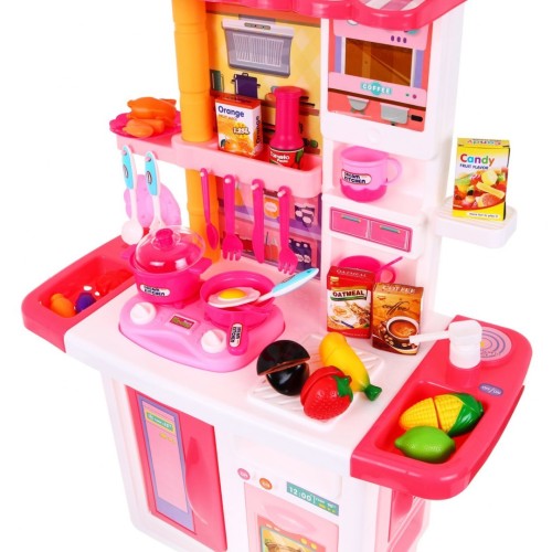 Kuchyňa Kohútik s Vodou Fartuch Čiapka Šéfkuchára Ružová