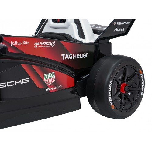 Vozidlo Formula E Porsche Červená