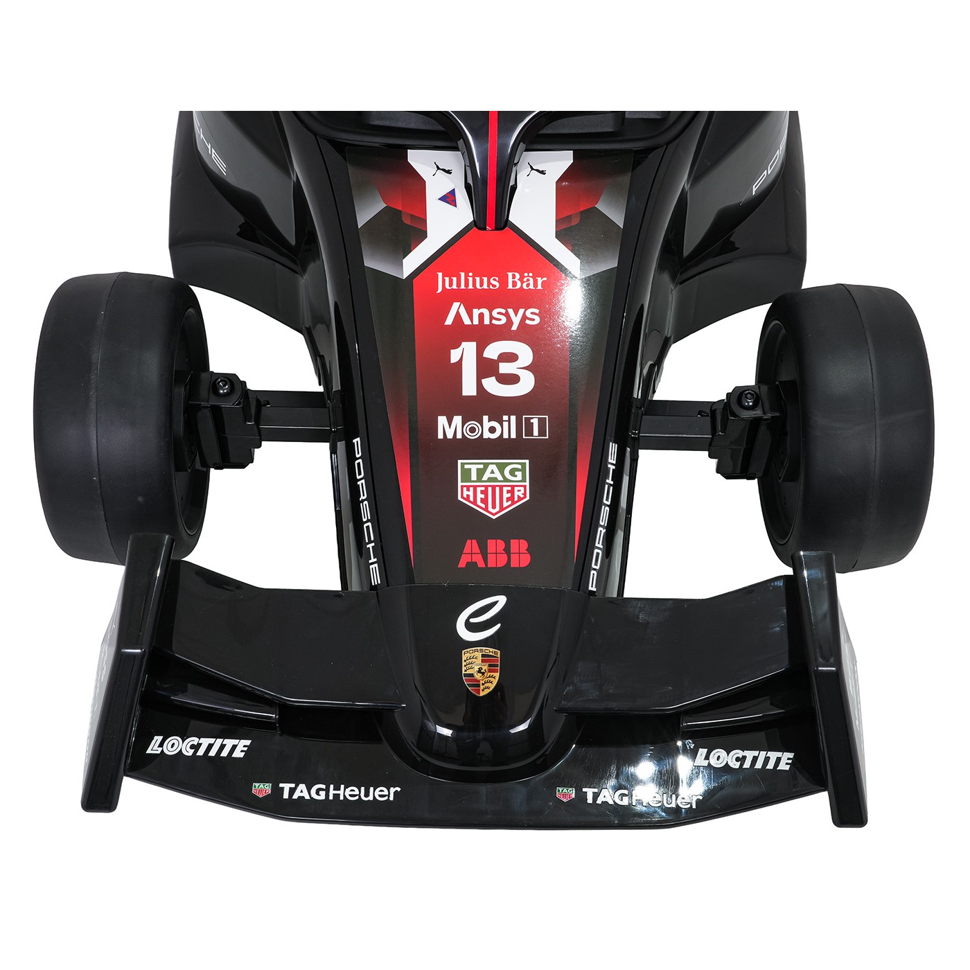 Vozidlo Formula E Porsche Červená