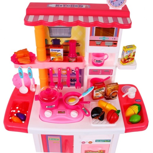 Kuchyňa Kohútik s Vodou Fartuch Čiapka Šéfkuchára Ružová