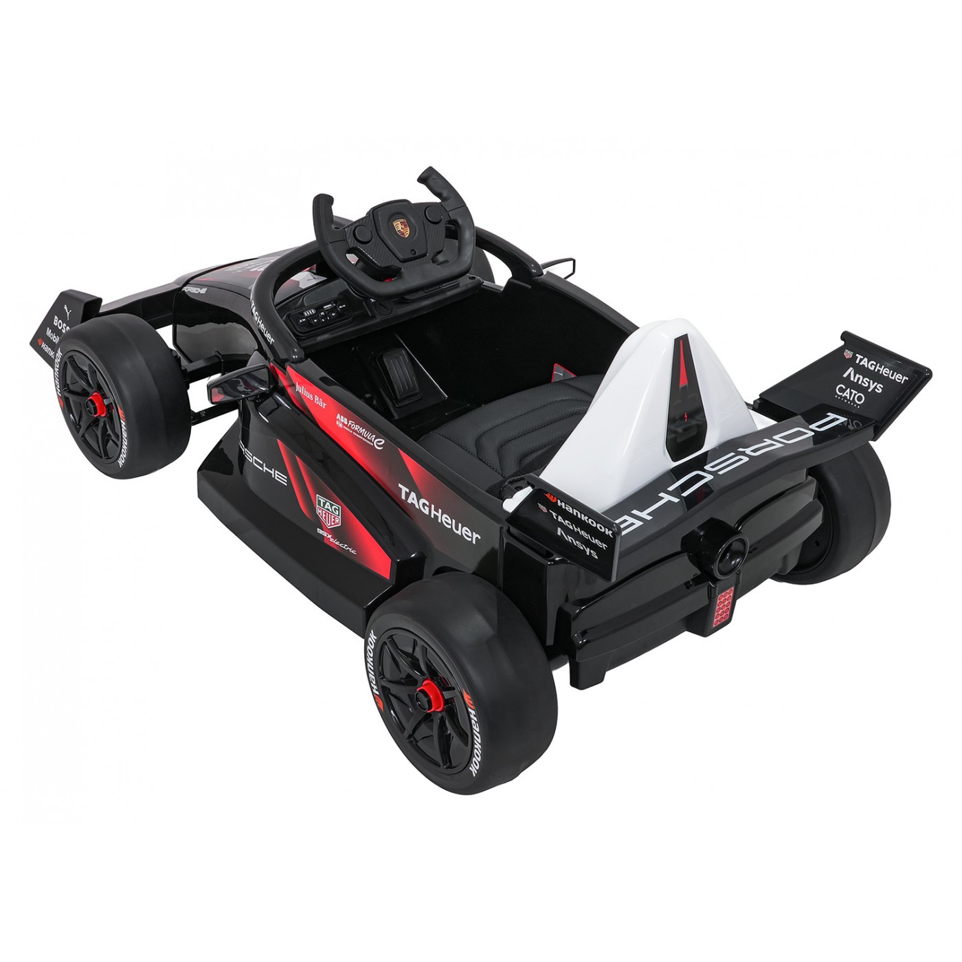 Vozidlo Formula E Porsche Červená