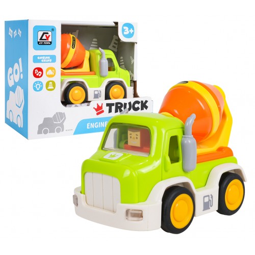 Domiešavač betónu so zvukovou a svetelnou funkciou