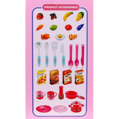 Kuchyňa Kohútik s Vodou Fartuch Čiapka Šéfkuchára Ružová