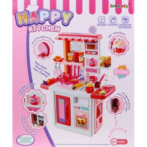 Kuchyňa Kohútik s Vodou Fartuch Čiapka Šéfkuchára Ružová