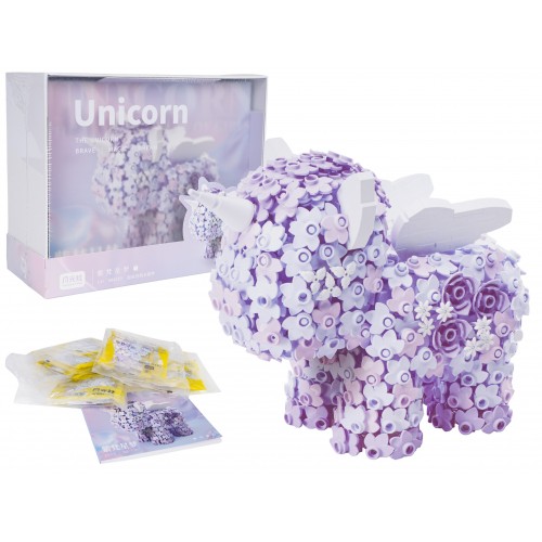 DIY kvetinový jednorožec