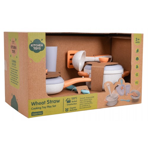 Sada kvetináčov z organických materiálov