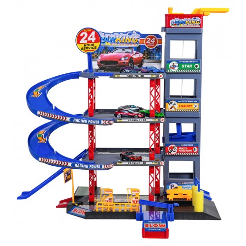 MEGA viacpodlažná parkovacia garáž s rohožou a príslušenstvom