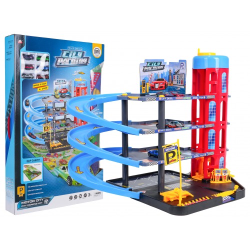 Viacposchodové parkovisko s rohožou a príslušenstvom