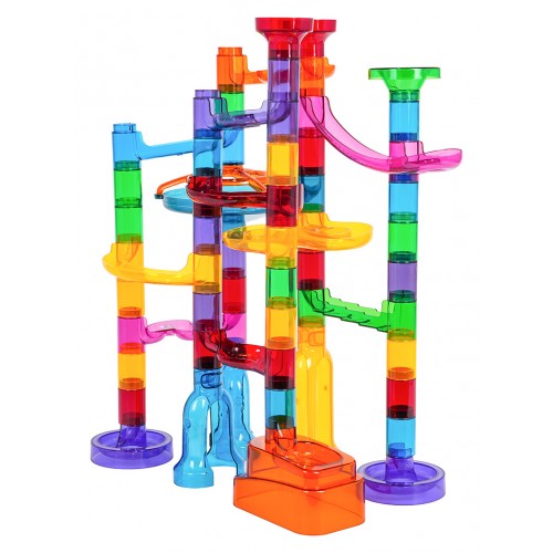 Dráha s guľôčkami svietiacimi v tme, 72 ks.