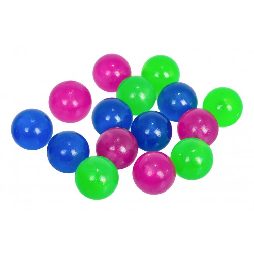 Dráha s guľôčkami svietiacimi v tme, 72 ks.