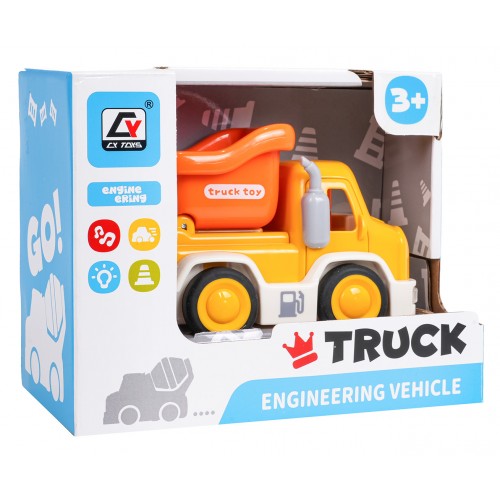 Sklápacie auto so zvukovou a svetelnou funkciou