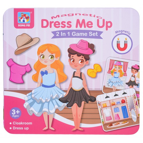 Kovová sada pre malého stylistu 2v1