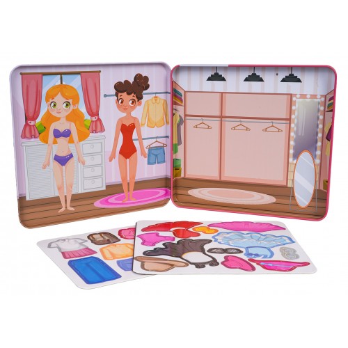 Kovová sada pre malého stylistu 2v1