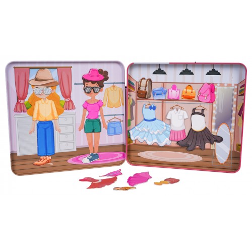 Kovová sada pre malého stylistu 2v1