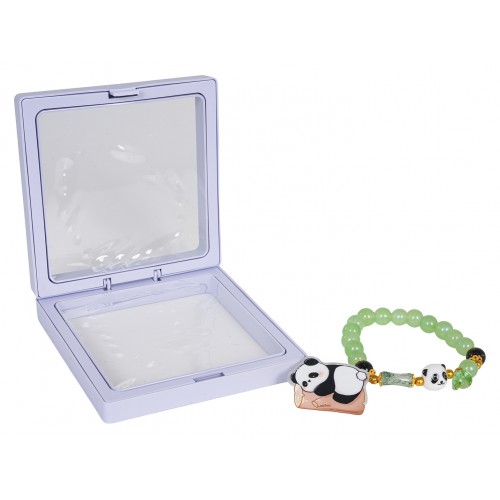 Sada šperkov s náramkom Panda Green