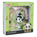 Sada šperkov s náramkom Panda Pink