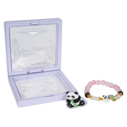 Sada šperkov s náramkom Panda Pink
