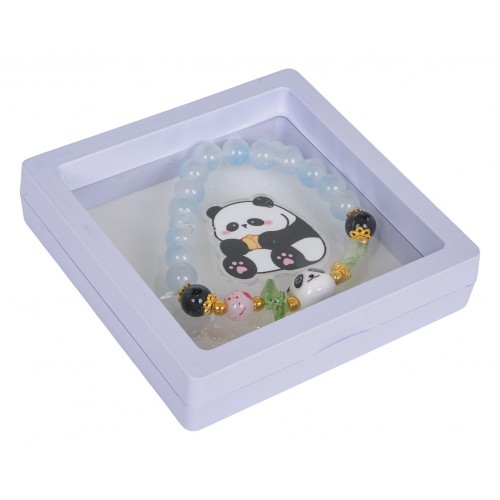 Sada šperkov Panda modrý náramok