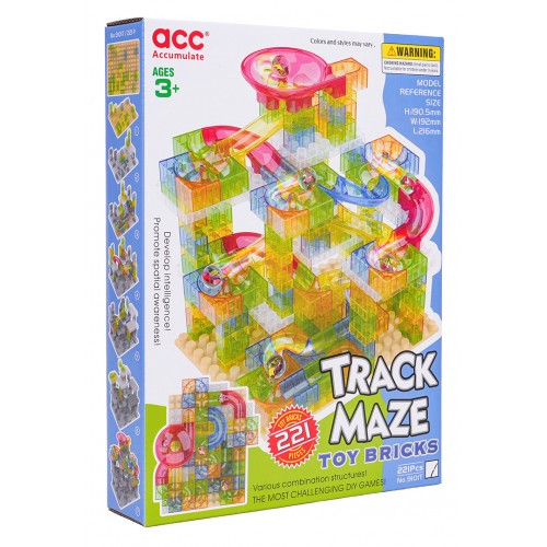 Sada dráh s loptičkami MEGA 221 dielov.