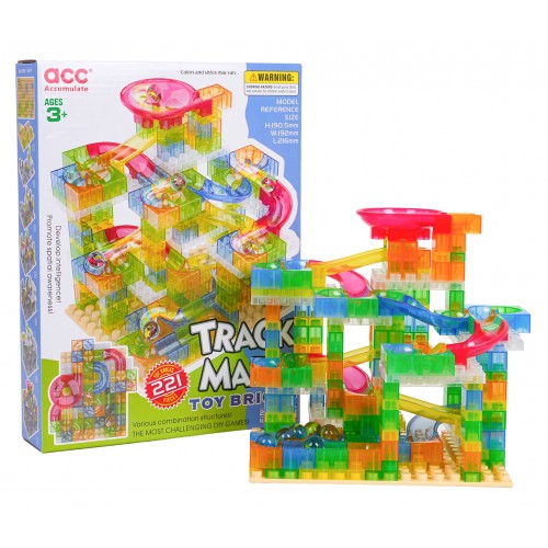 Sada dráh s loptičkami MEGA 221 dielov.