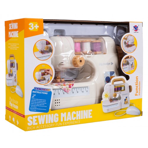 Šijací stroj + príslušenstvo biela