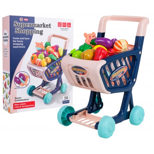 Modrý košík + príslušenstvo