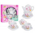 Keramická kvetinová čajová súprava