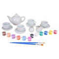 Keramická súprava na maľovanie čaju