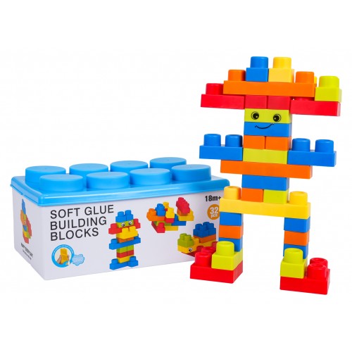 Sada mäkkých blokov 32 kusov.