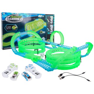 Závodná dráha Glow in the Dark 83ks.