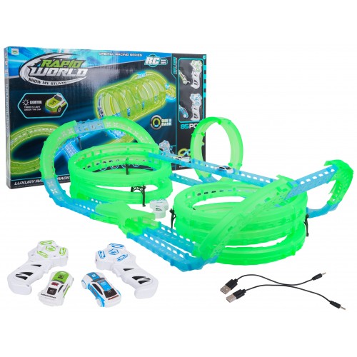 Závodná dráha Glow in the Dark 83ks.