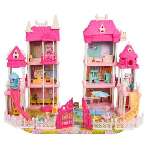 MEGA domček pre bábiky + doplnky