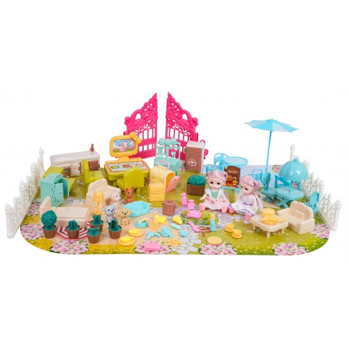 MEGA domček pre bábiky + doplnky