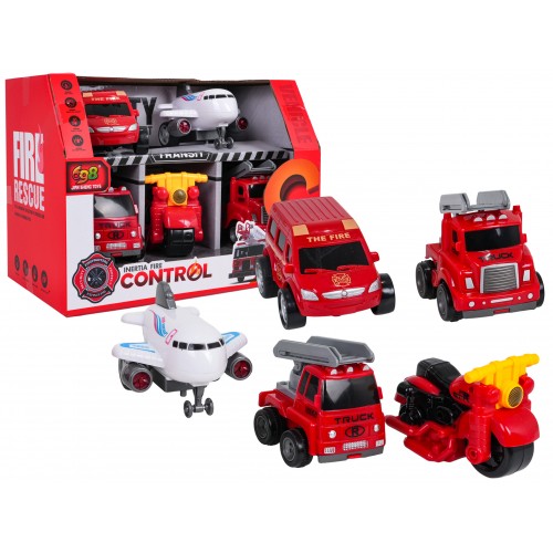 Súprava vozidiel hasičského zboru 1:36