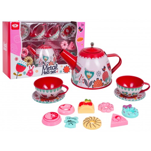 Kovová čajová súprava