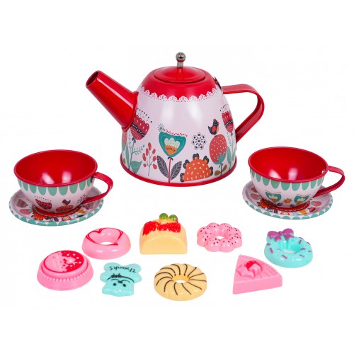 Kovová čajová súprava