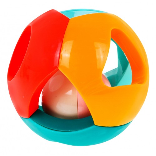 Senzorická gulička Smart pre deti 0+ Ranorozvojová hračka + Hrkálka pre bábätká