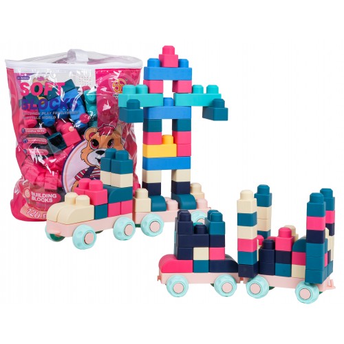 Súprava mäkkých blokov 120 ks.