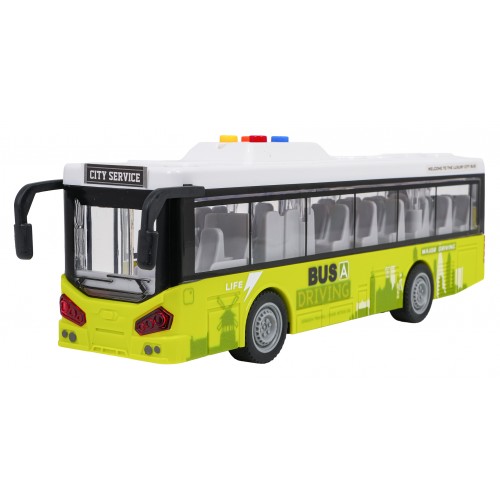 Autobus s funkciou svetla a zvuku Zelená