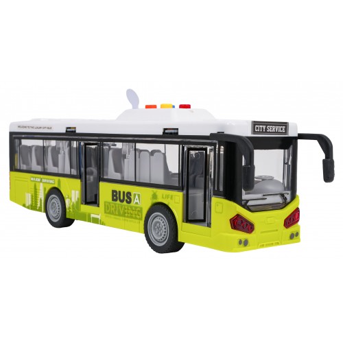 Autobus s funkciou svetla a zvuku Zelená