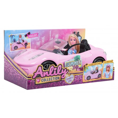 Bábika Marta s autom + príslušenstvo