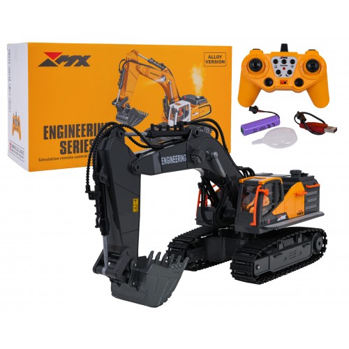 R/C bager s kovovou lopatou a funkciou dymu