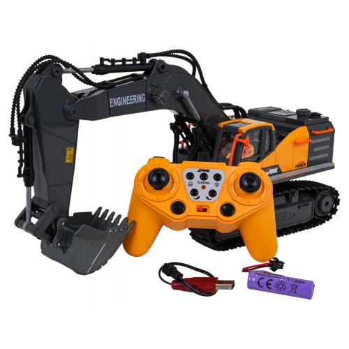 R/C bager s kovovou lopatou a funkciou dymu