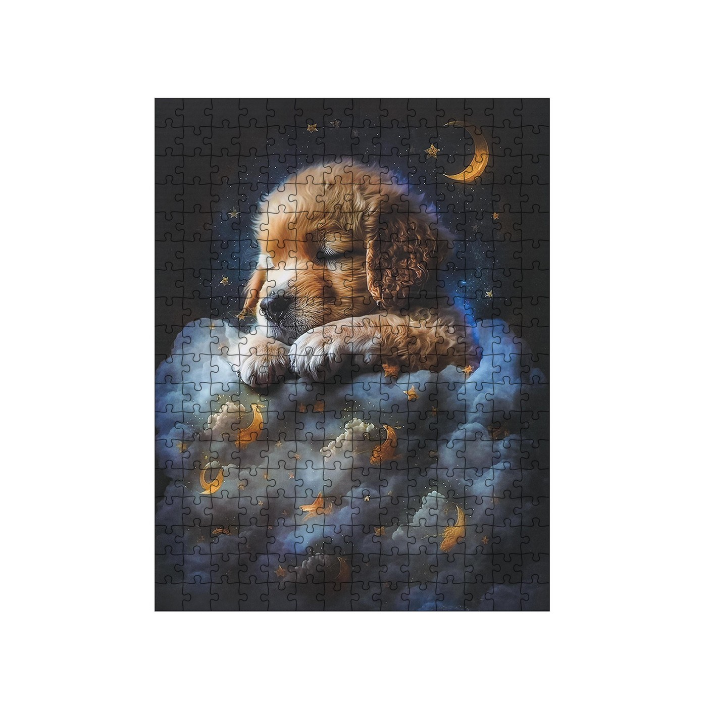 Sada puzzle 300ks. Pes v oblakoch