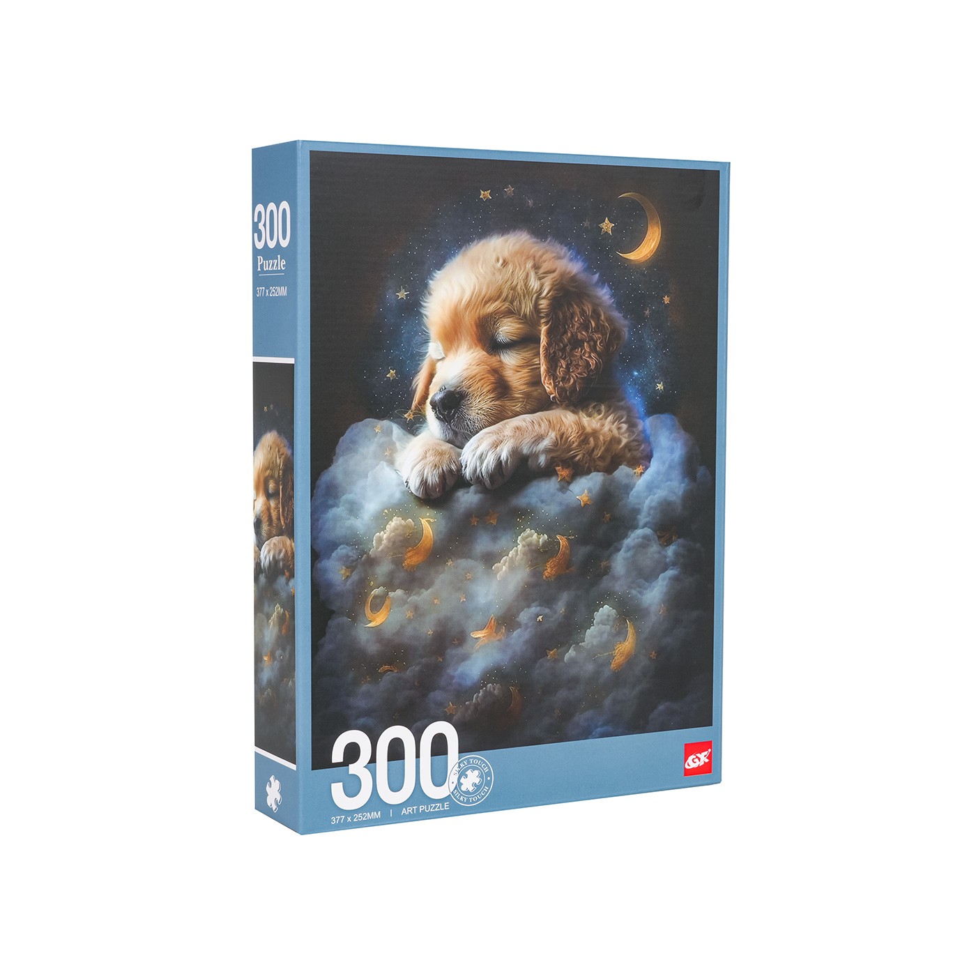 Sada puzzle 300ks. Pes v oblakoch