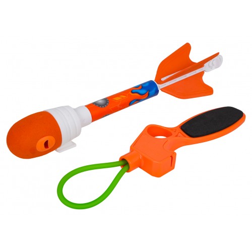 Červená súprava lietadla 2v1 s odpaľovacím zariadením