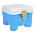 Súprava mäkkých blokov + odkladacia stolička modrá