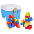 Súprava mäkkých blokov + odkladacia stolička modrá