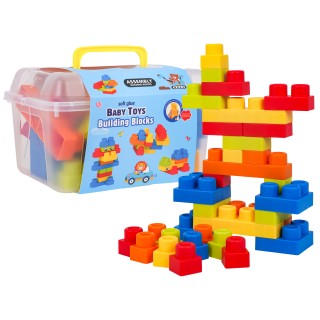 Sada mäkkých blokov 32 kusov. + Kufor