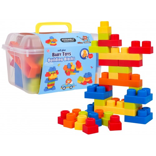 Sada mäkkých blokov 32 kusov. + Kufor